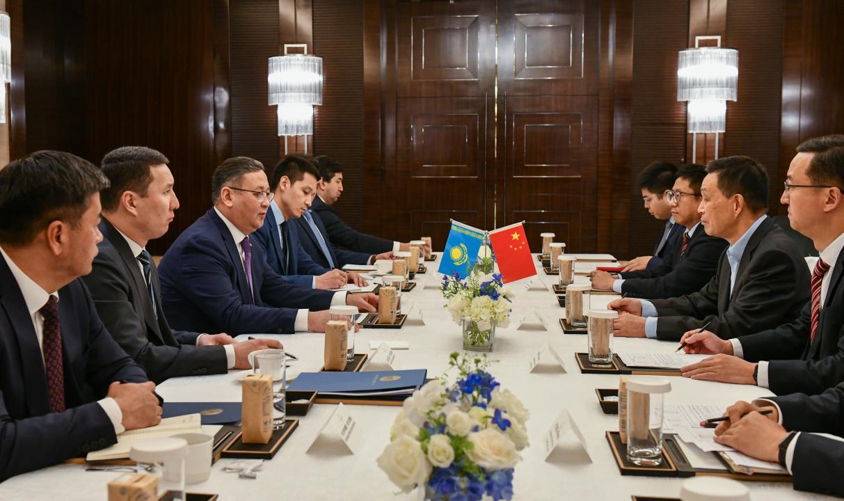 哈萨克斯坦外交部长会见中国企业代表