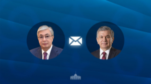 قاسىم-جومارت توقايەۆ شاۆكات ميرزيويەۆتى وزبەكستاننىڭ تاۋەلسىزدىك كۇنىمەن قۇتتىقتادى