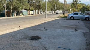 Алматыда заңсыз салынған автокөлік жуу орны бұзылды